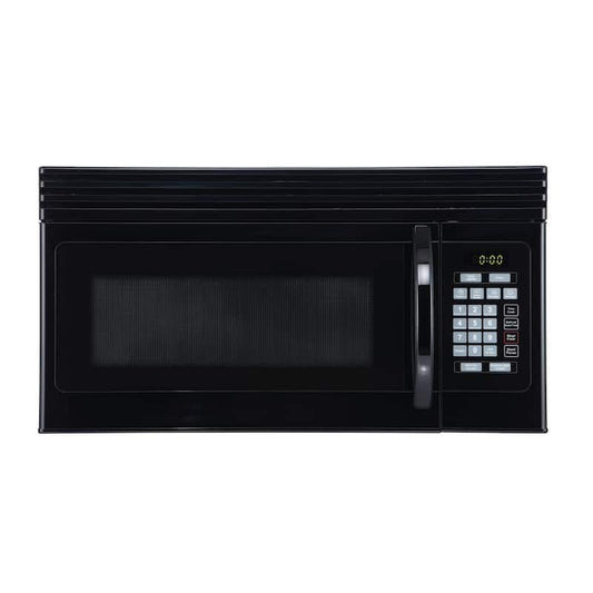 1.6 cu. Ft. Over-the-Range Microwave with Top Mount Air Recirculation Vent in Black